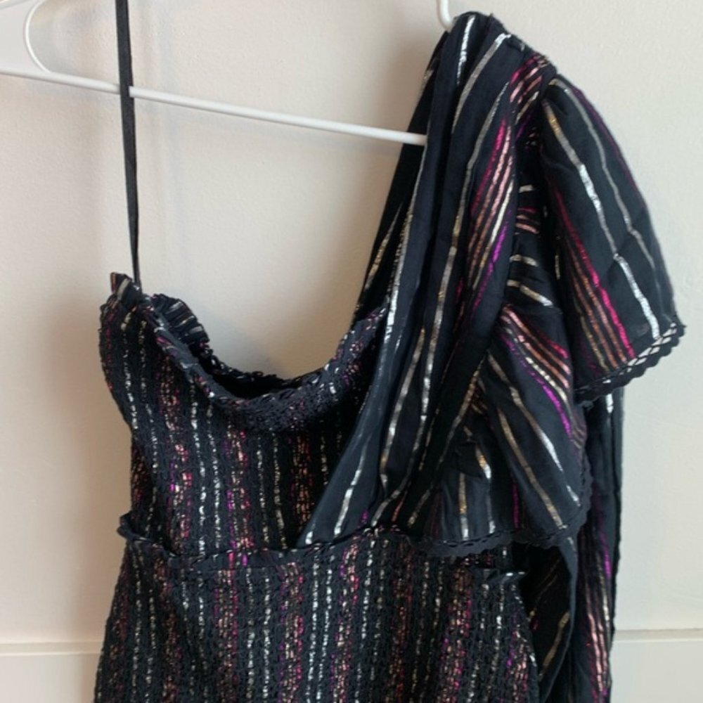 NWOT Farm Rio Lurex Stripes Mini Dress - Picture 11 of 12